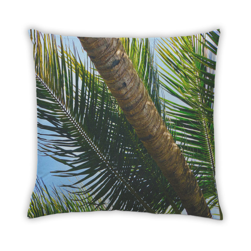Coussin Plants Palm Tree 35, Microsuède