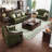 American Retro Style Solid Wood Leather Chair Leather Armchair