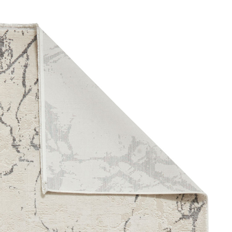 Mirage Daedra Machine Woven Grey Area Rug, Rectangle 80 x 150cm