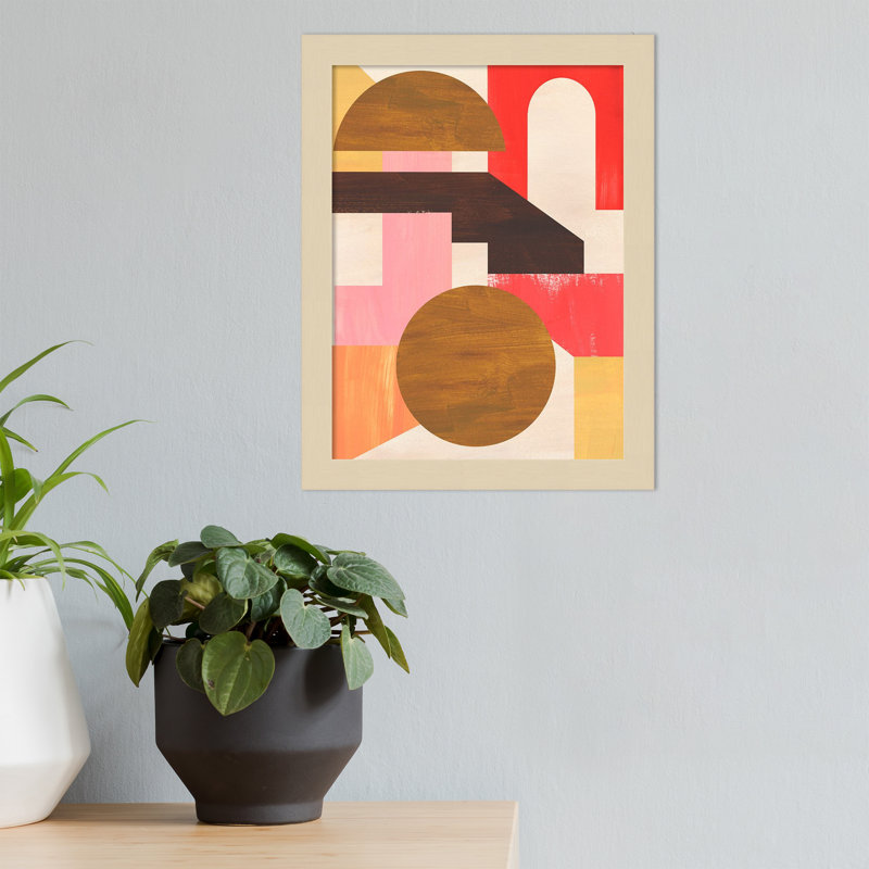 «Ascend» par Annie Warren - impression encadrée, L 10 po x H 13 po, Brun