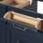 Ariel Monroe 43 Inch Single Rectangular Sink Bathroom Vanity With Italian Carrara Marble Countertop-105988694