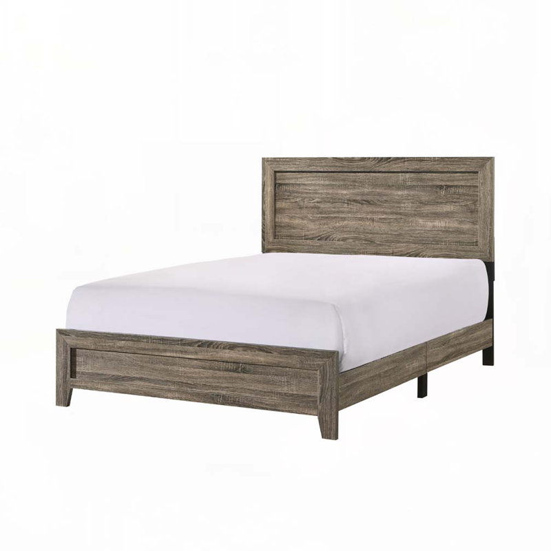 Wood Panel Bed, Queen
