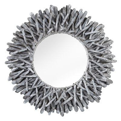 Deherrera Wood Wall Mirror