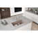 Precis SILGRANIT 33" 60/40 Reversible Double Bowl Undermount Kitchen Sink with Low Divide