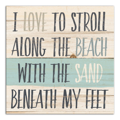 " Sand Beneath My Feet "