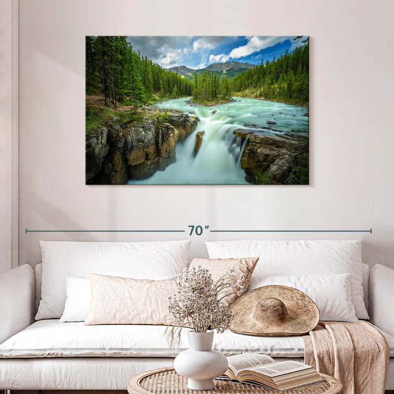 Alvord Upper Sunwapta Falls, H 30 po x l 45 po