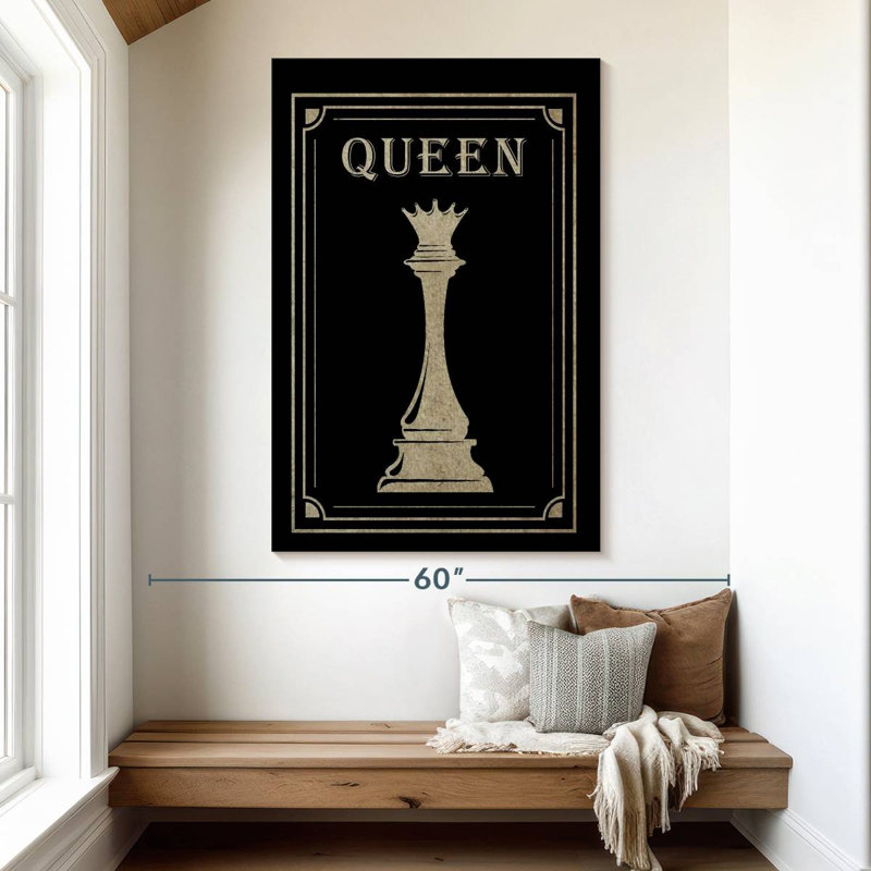 Chess Queen, 51" H x 34" W