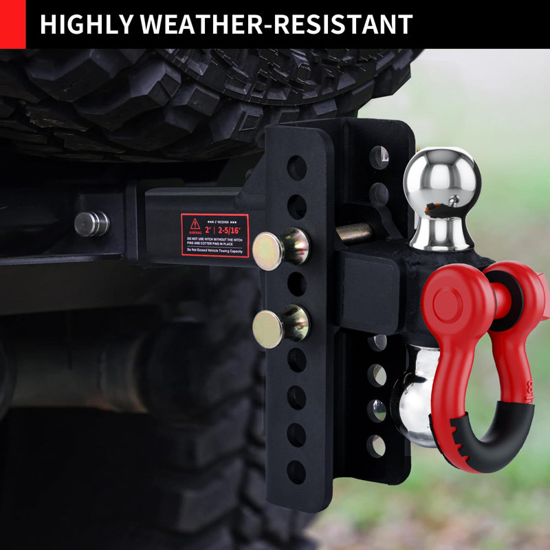 Adjustable Trailer Hitch Ball Mount