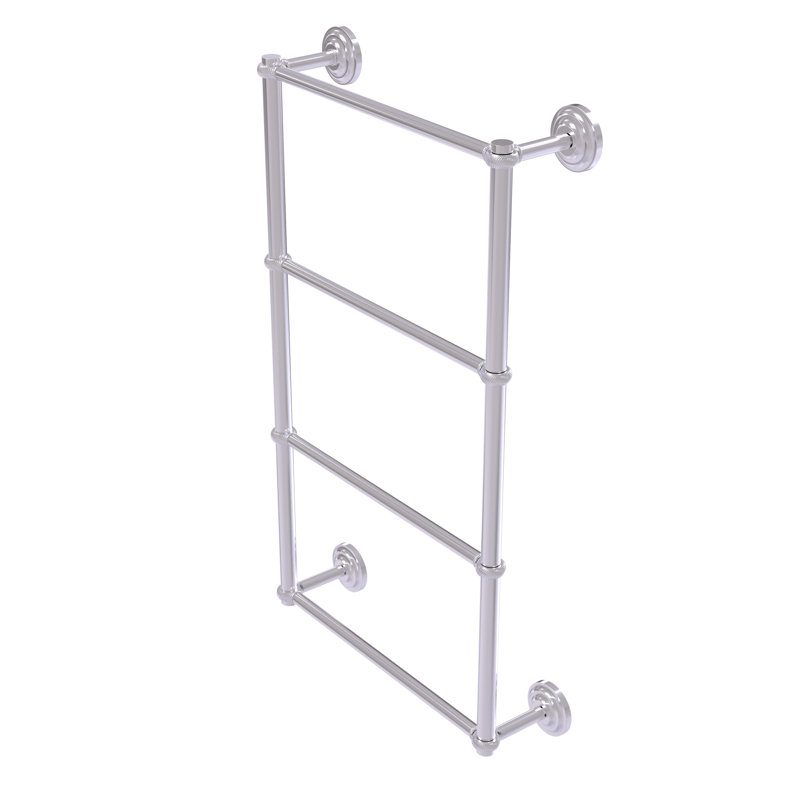 Porte-serviettes mural Leamore, Chrome satiné, H 34 po x l 24 po x P 5,4 po