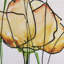 «Meadow Flowers I a Hand Hand», reproduction d'art texturée encadrée mat sous verre-123331988