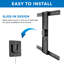 Support pour téléviseur mural rotatif vertical Mount-It Landscape to Portrait | Convient aux écrans de 37 à 80 pouces