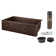 33" Hammered Copper Kitchen Apron Single Basin Sink w/ Scroll Design with Matching Drain and Accessories