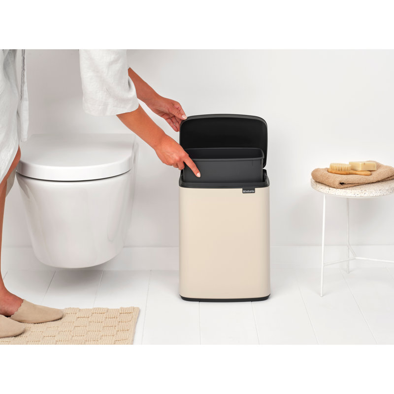 Brabantia 12 Litre Bo Waste Bin, Soft Beige