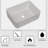 16"X12"  Ceramic Rectangular Vessel Bathroom Sink-106917975-106917976