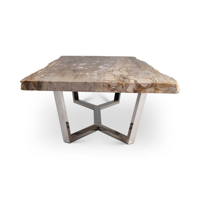Masso Solid Wood Coffee Table, Natural Light