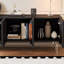 Wabi-sabi design sense solid wood TV cabinet-104850489