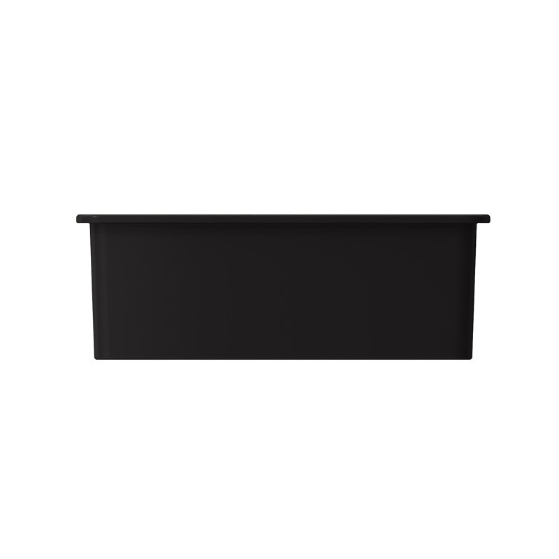 26.75'' L Kitchen Sink, Matte Black