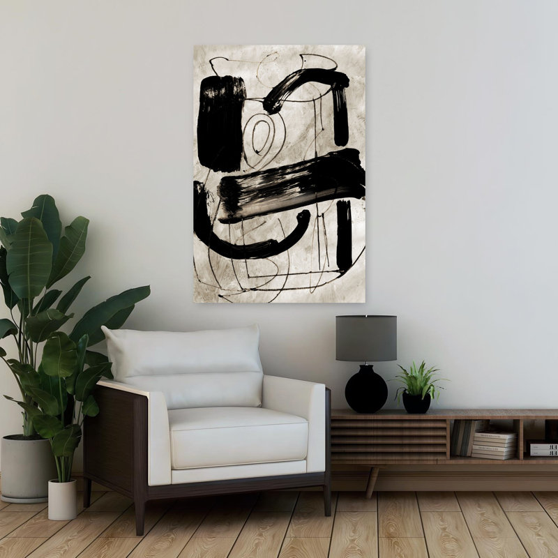 Art contemporain contemporain abstrait, H 36 po x l 24 po