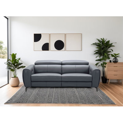 Milan 82'' Leather Power Reclining Sofa