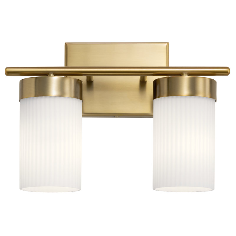 Ciona 2 - Light Vanity Light, Brushed Natural Brass