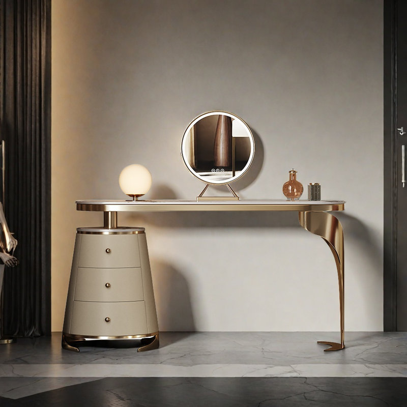 Meuble-lavabo simple en acier inoxydable