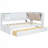 L-shaped Daybed Corner Bed Under-bed Drawers with USB Charging Ports-257003792-257003799