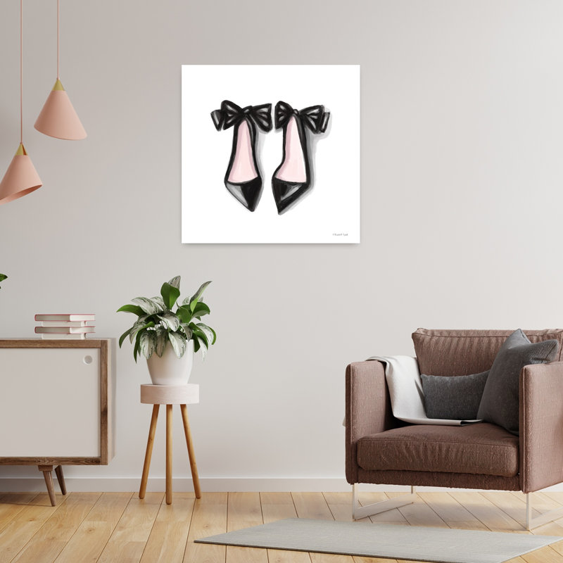 Chaussures habillées, art contemporain, H 24 po x l 24 po