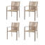 Avalon Metal Outdoor Stackable Dining Armchair-1004073885