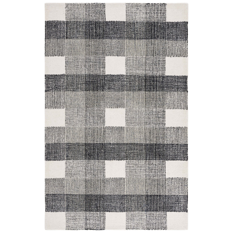 Tapis en coton touffeté à la main genre, Rectangle 8' x 10'