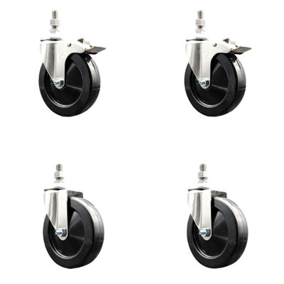 Soft Rubber Casters