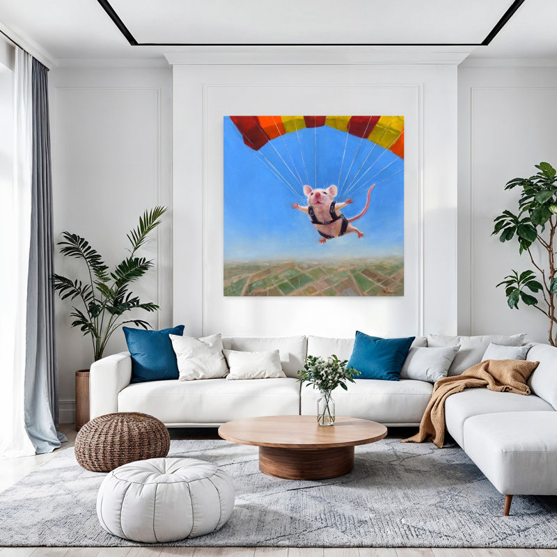 Geranimo, art urbain contemporain, H 48 po x l 48 po