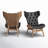 Brijin Faux Leather Wingback Chair