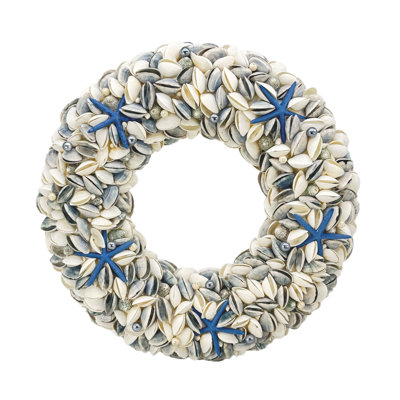 Coastal Seashell Wreath - 23"
