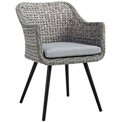 Sartell Patio Dining Armchair with Cushion