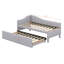Lit de jour simple rembourré extensible avec dossier en L-207830648