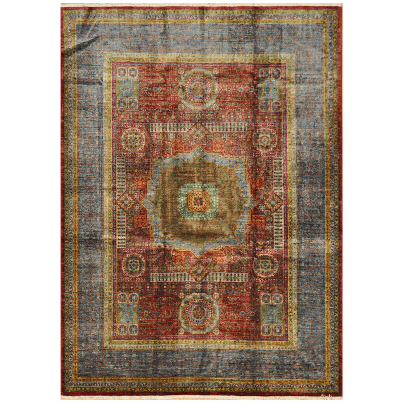 Tapis mamelouk en laine noué à la main Herat ORIENTAL