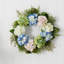 Faux Hydrangea Plastic 24'' Wreath-26209417-92356876