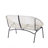 CONDESSA OUTDOOR PATIO WHITE LOVESEAT, Sofa