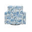 Fauteuil pivotant Lumen Floral pour salon