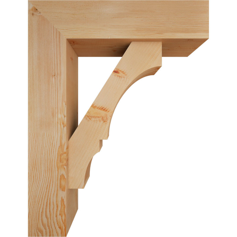 Balboa Block Offset Brace Bracket, 34 x 26, 7 1/2"W Douglas Fir (Smooth)