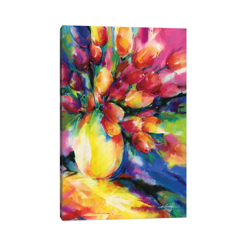 Tulips by Kathy Morton Stanion - Wrapped Canvas Gallery-Wrapped Canvas Giclée, 152.5 cm H x 101.5 cm W