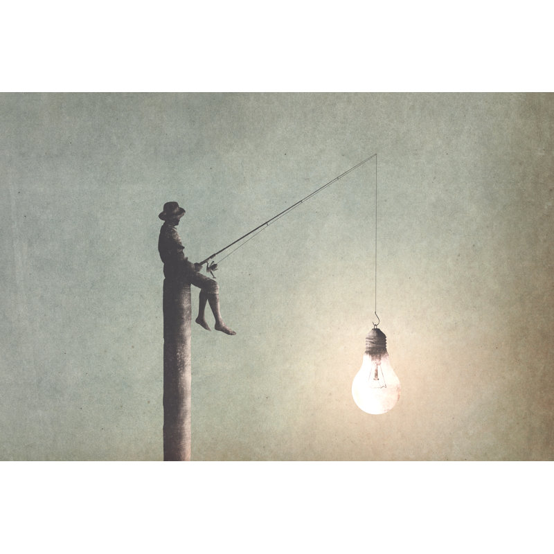 Fishing by Francescoch - Wrapped Canvas Print, 81cm H x 122cm W