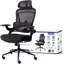 Fauteuil de bureau ergonomique réglable à haut dossier Nouhaus-101514671