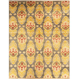 Wool Ikat Area Rug
