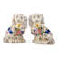 Porcelain Staffordshire Dog Figurines Pair