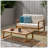 BELGIAN LOVESEAT & COFFEE TABLE-178708021