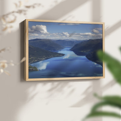 Crystal Reflection -Framed Print - Restickable
