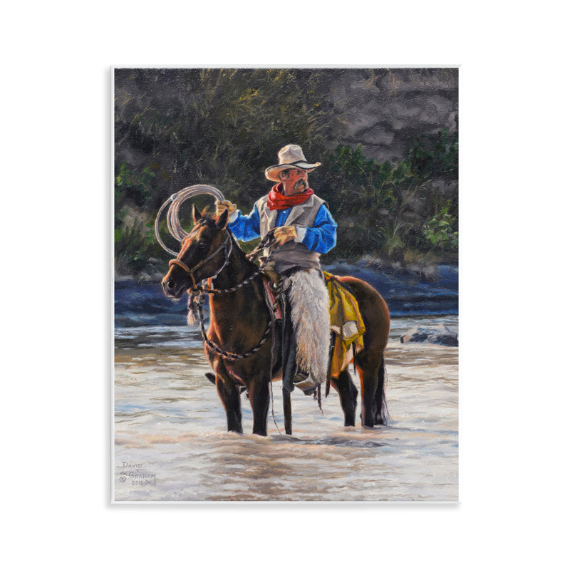 «Cowboy & River Passage» par David Graham