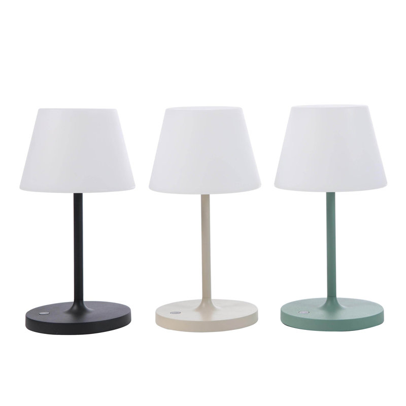 Alpha Outdoor Table Lamp, Black