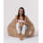 Premium Garden Bean Bag Chair, Mink Color, 51.2 x 15.4 x 45.3 inches | 100% Waterproof Polyester with Hidden Zipper | Filled with 100% Original Bead Styrofoam for Ultimate Comfort & Support